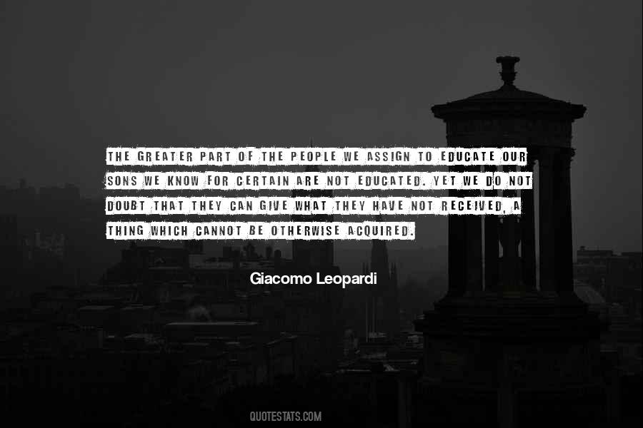 Giacomo Leopardi Quotes #1316312