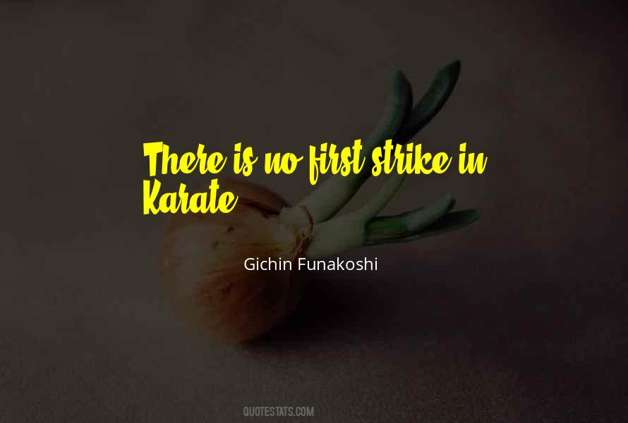 Gichin Funakoshi Quotes #272483