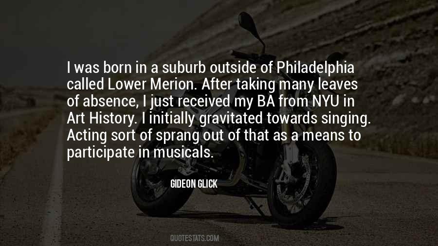 Gideon Glick Quotes #873279
