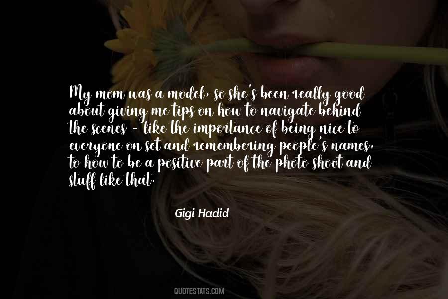 Gigi Hadid Quotes #938944