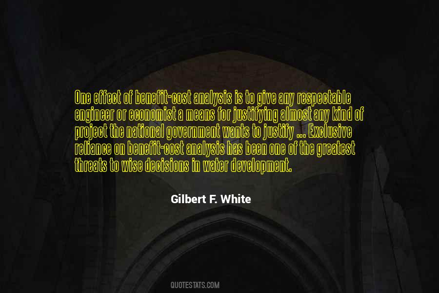 Gilbert F. White Quotes #113294