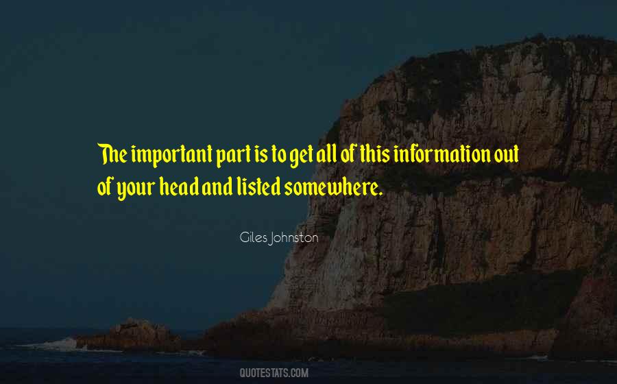 Giles Johnston Quotes #1178841