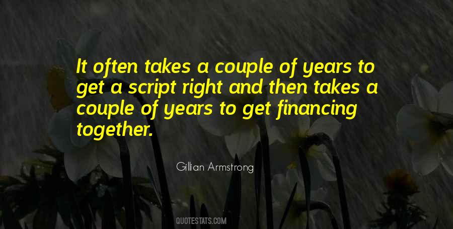 Gillian Armstrong Quotes #160048