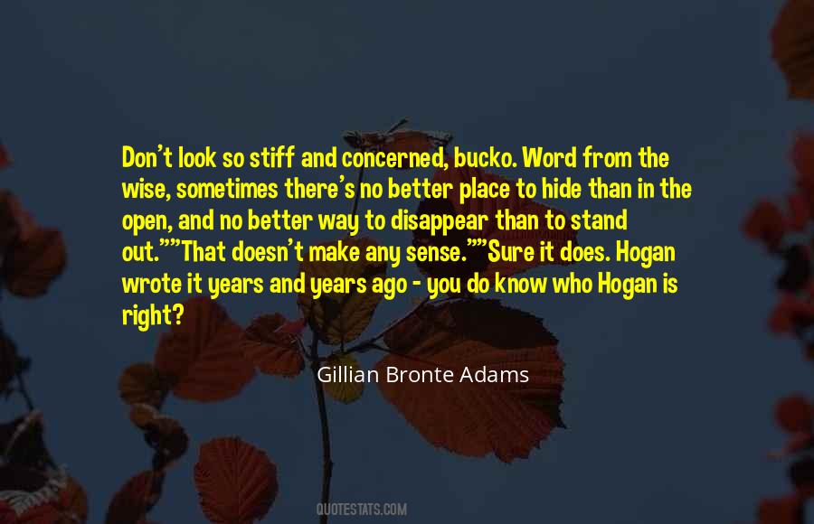 Gillian Bronte Adams Quotes #374578