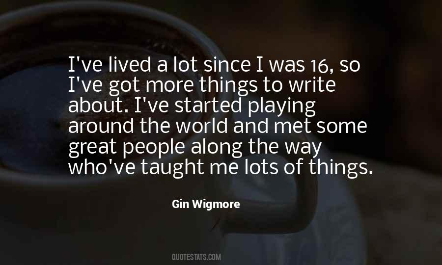 Gin Wigmore Quotes #1223369