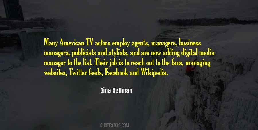 Gina Bellman Quotes #509665