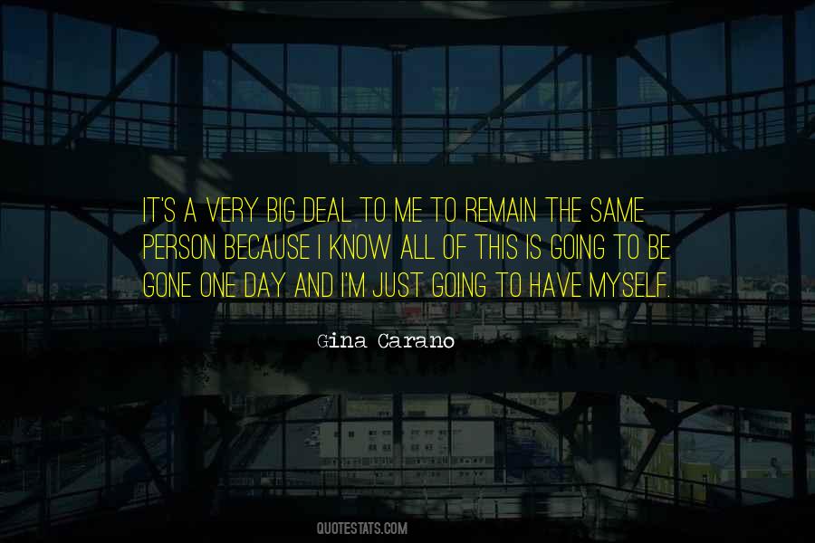 Gina Carano Quotes #1774995