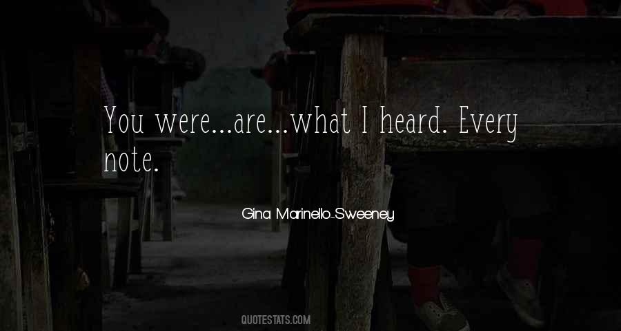 Gina Marinello-Sweeney Quotes #240578