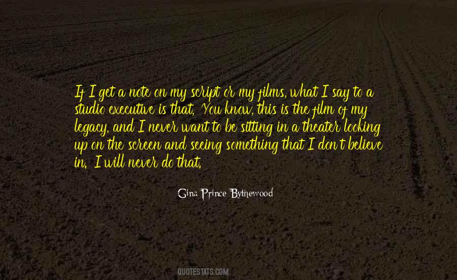 Gina Prince-Bythewood Quotes #1369180