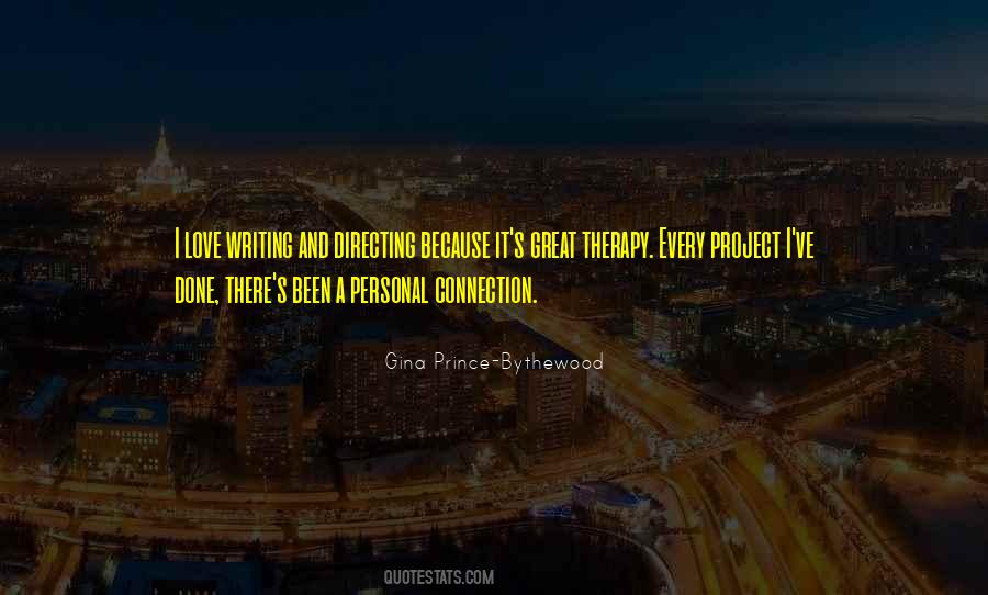 Gina Prince-Bythewood Quotes #491946