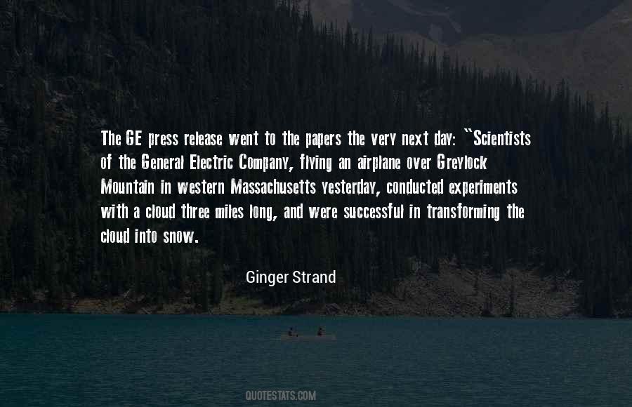 Ginger Strand Quotes #1360713 Ginger Strand Quotes #1360713