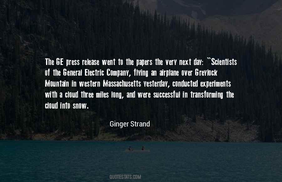 Ginger Strand Quotes #1360713