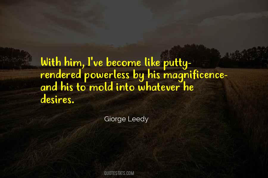 Giorge Leedy Quotes #249894