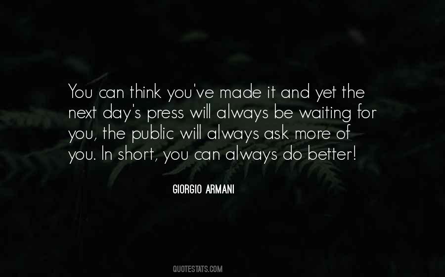 Giorgio Armani Quotes #1121922