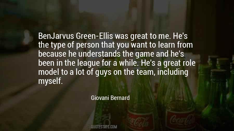 Giovani Bernard Quotes #1026257