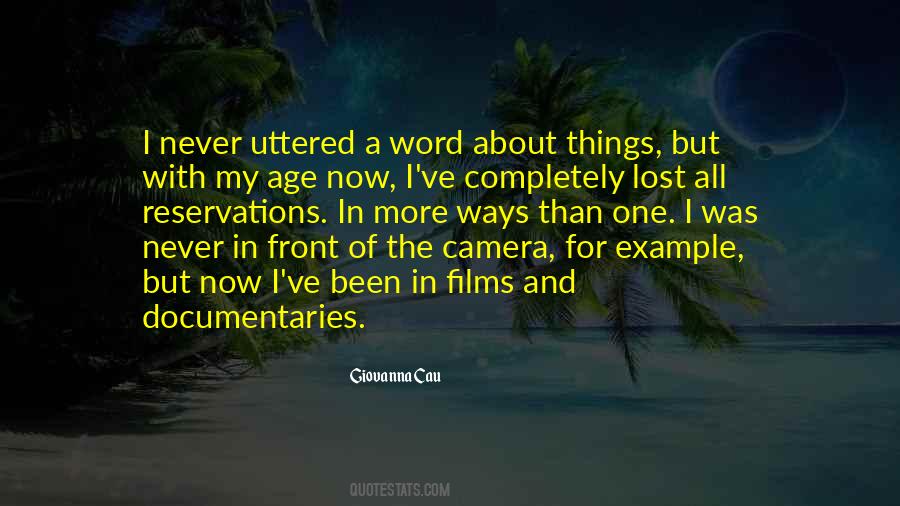 Giovanna Cau Quotes #1277423