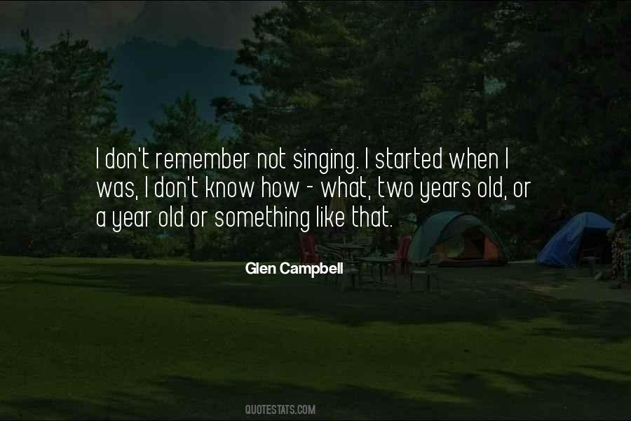 Glen Campbell Quotes #83593