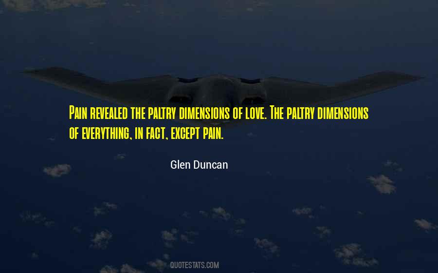 Glen Duncan Quotes #1528541