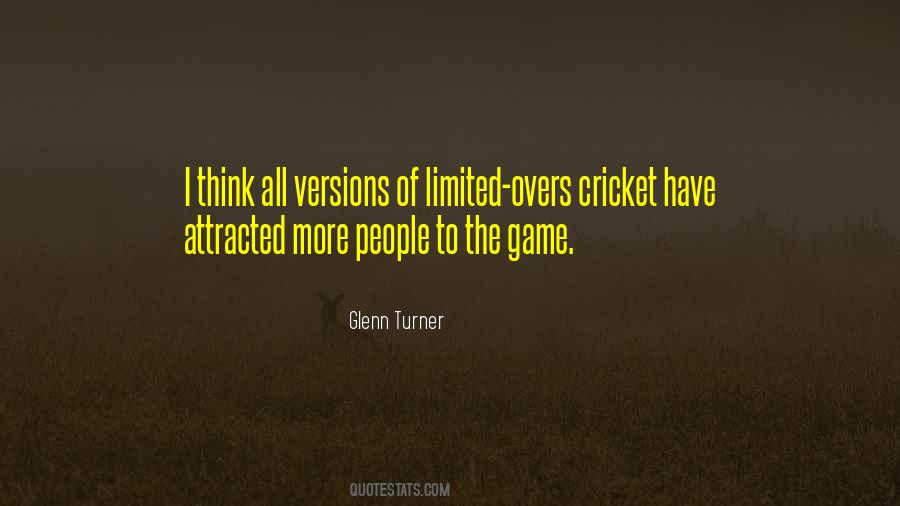 Glenn Turner Quotes #973961