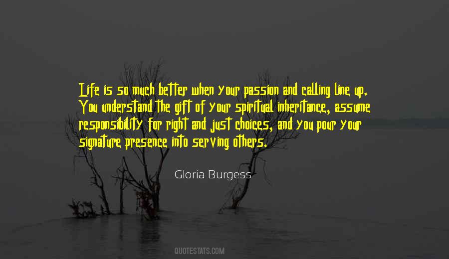 Gloria Burgess Quotes #1222001