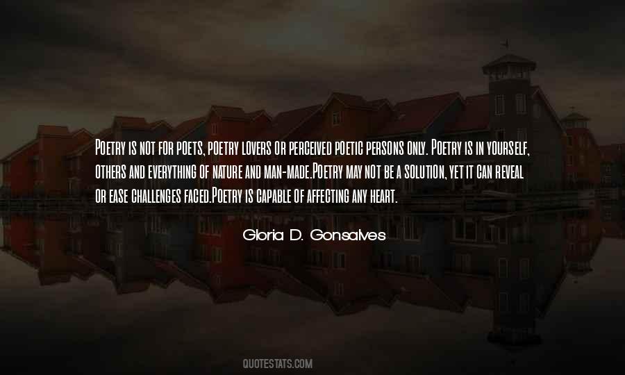 Gloria D. Gonsalves Quotes #1619671