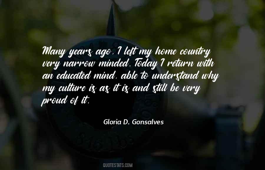 Gloria D. Gonsalves Quotes #1679567