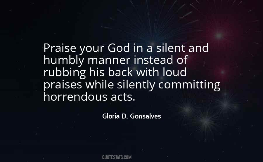 Gloria D. Gonsalves Quotes #1848017