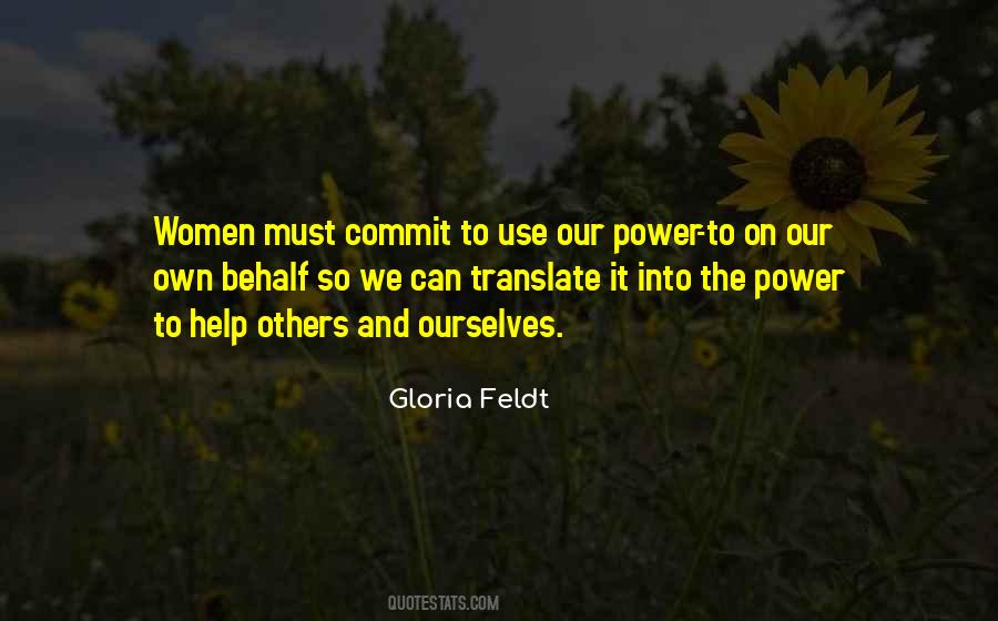 Gloria Feldt Quotes #695417