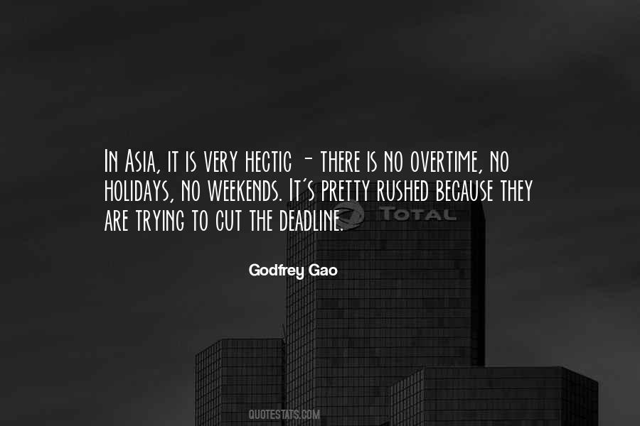 Godfrey Gao Quotes #343459