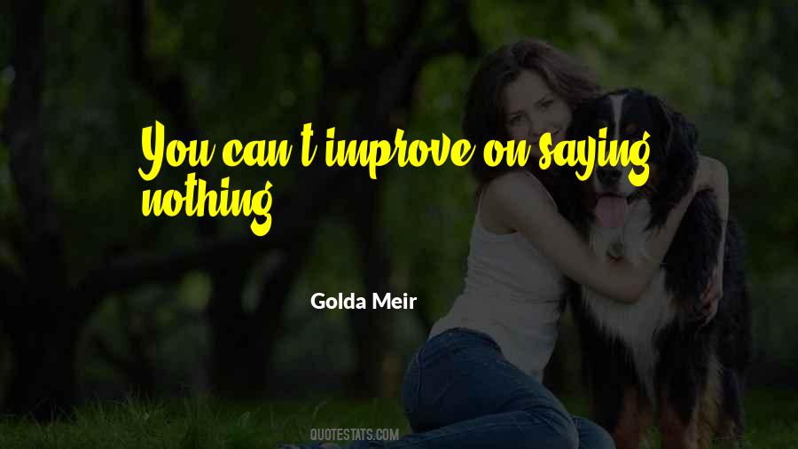 Golda Meir Quotes #277977