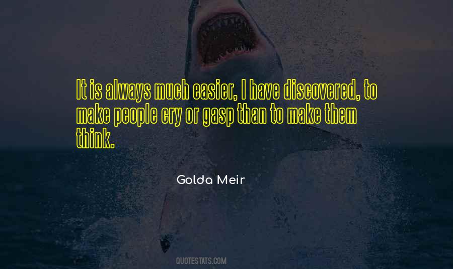 Golda Meir Quotes #816047