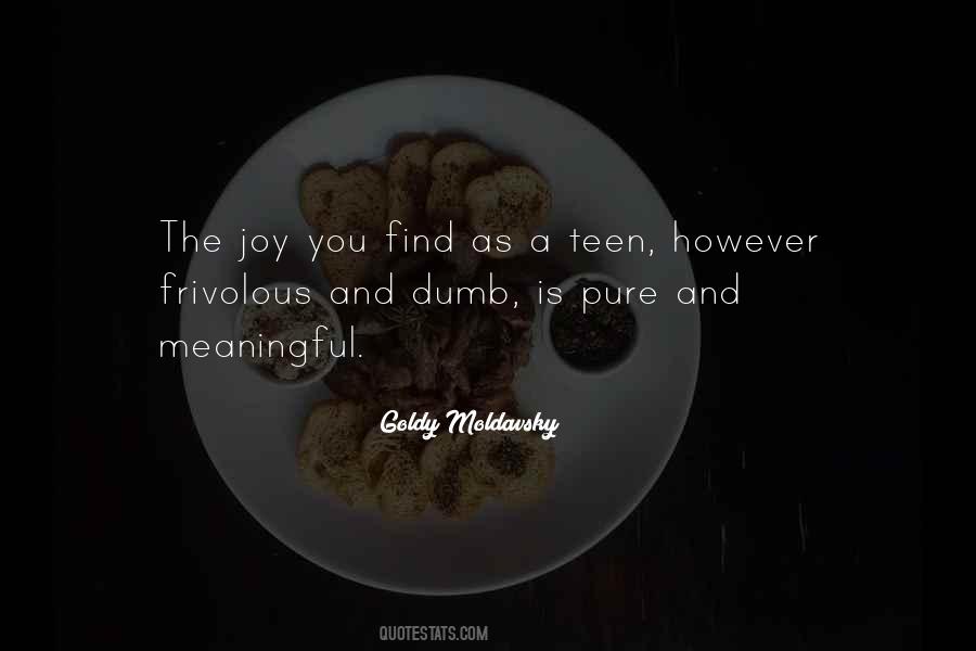 Goldy Moldavsky Quotes #1804201