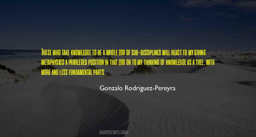 Gonzalo Rodriguez-Pereyra Quotes #69362