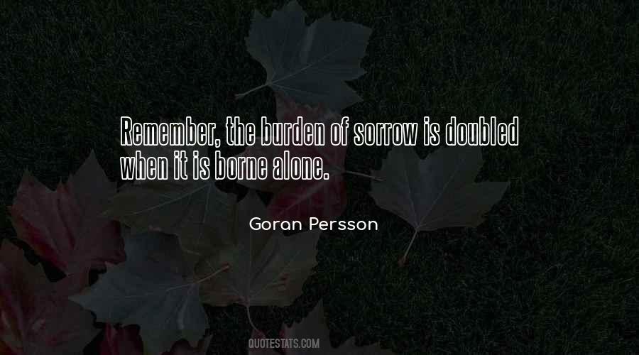 Goran Persson Quotes #819520