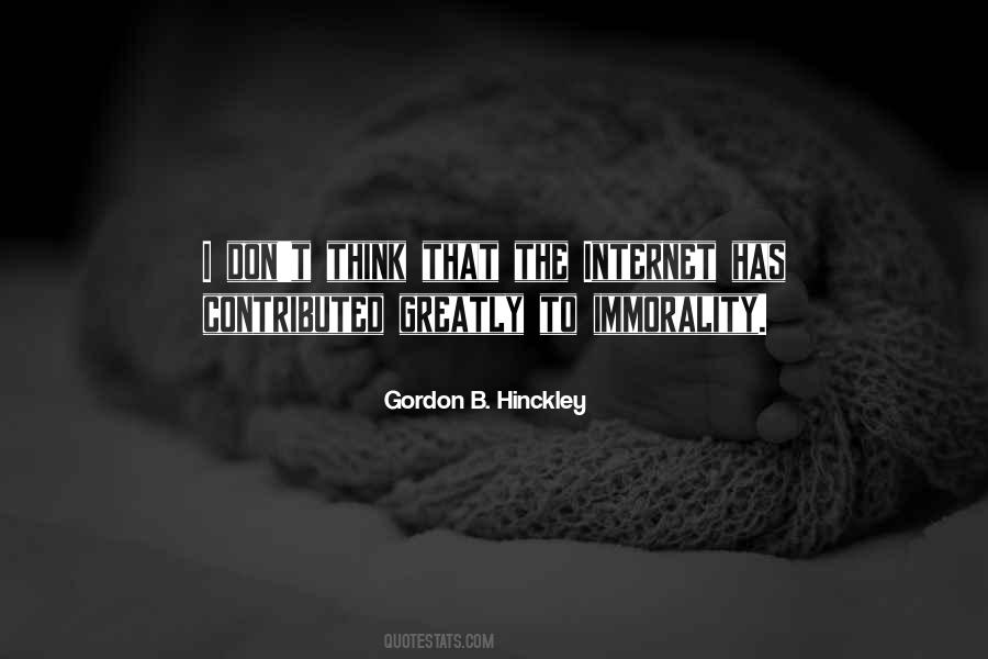 Gordon B. Hinckley Quotes #1678701