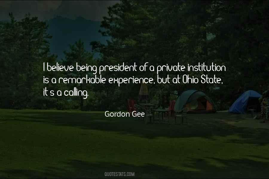 Gordon Gee Quotes #1848742