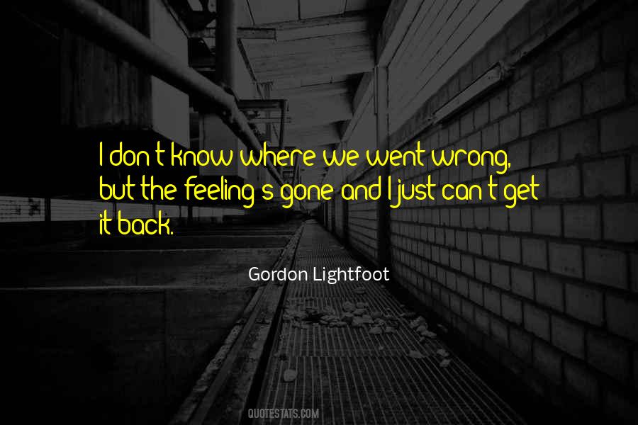 Gordon Lightfoot Quotes #1281358