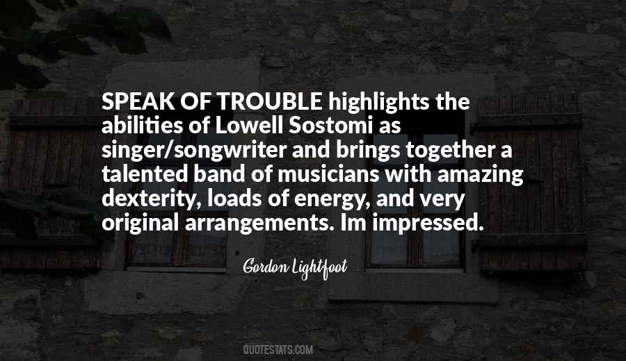 Gordon Lightfoot Quotes #878761