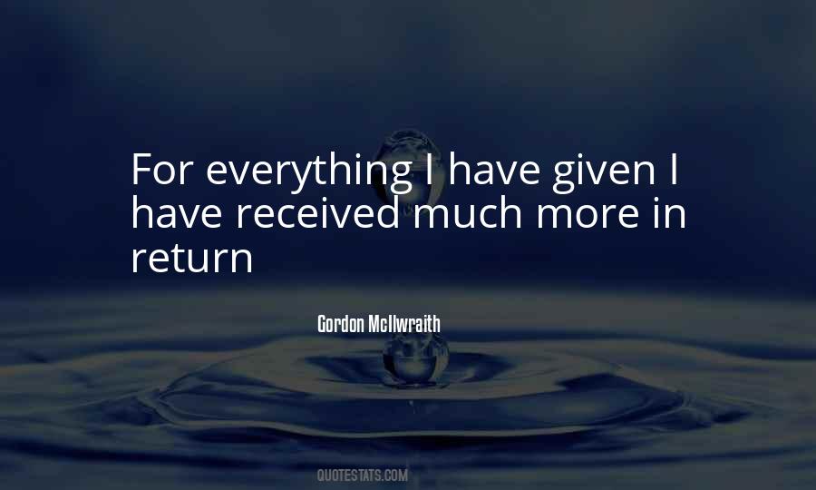 Gordon McIlwraith Quotes #1255463