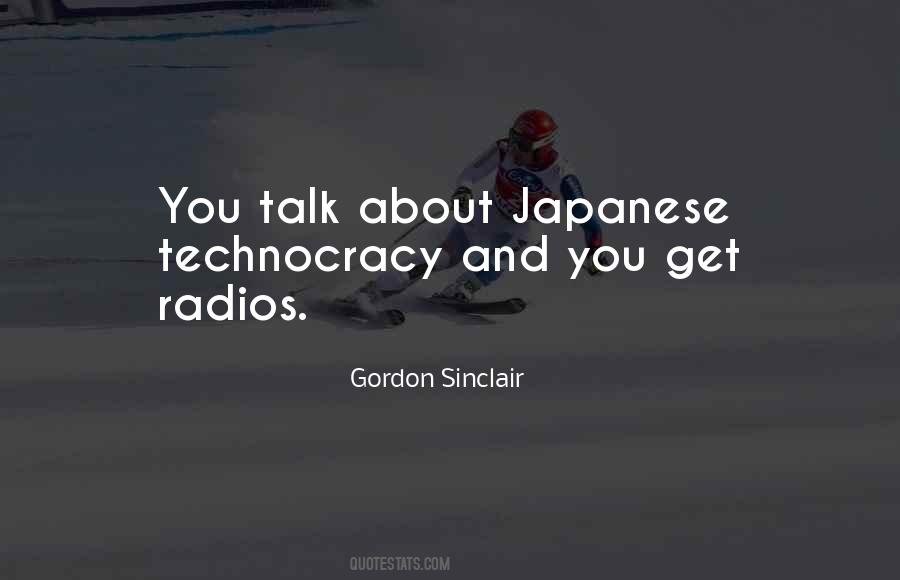 Gordon Sinclair Quotes #882034