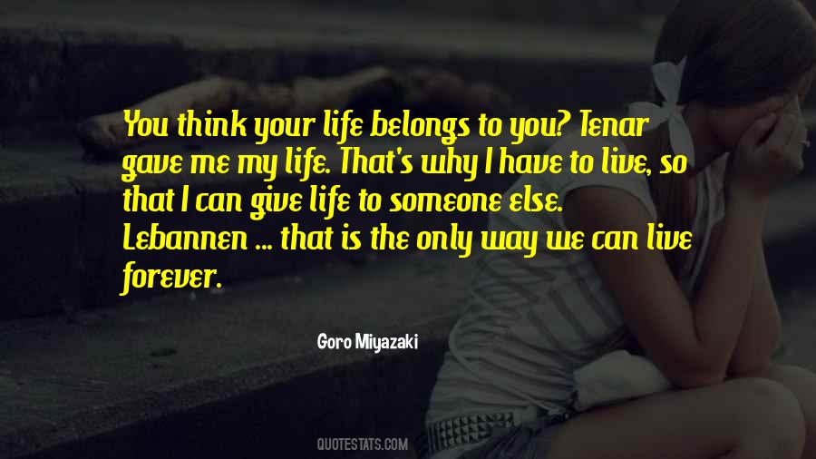 Goro Miyazaki Quotes #1723810 Goro Miyazaki Quotes #1723810