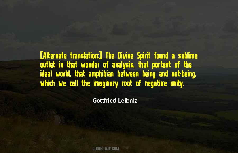 Gottfried Leibniz Quotes #1853296