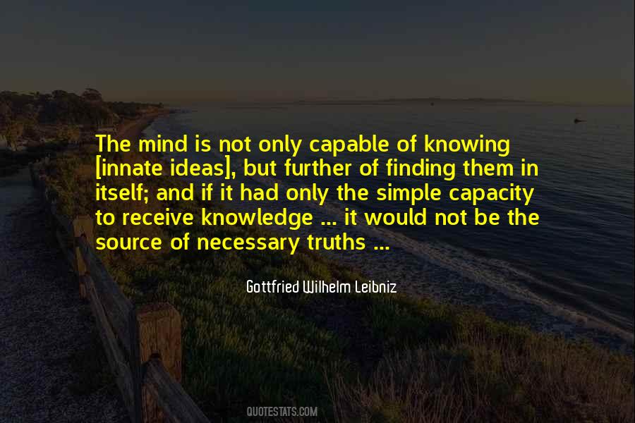 Gottfried Wilhelm Leibniz Quotes #130971