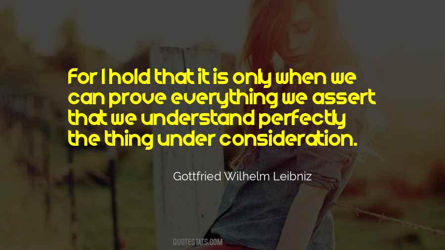 Gottfried Wilhelm Leibniz Quotes #853123
