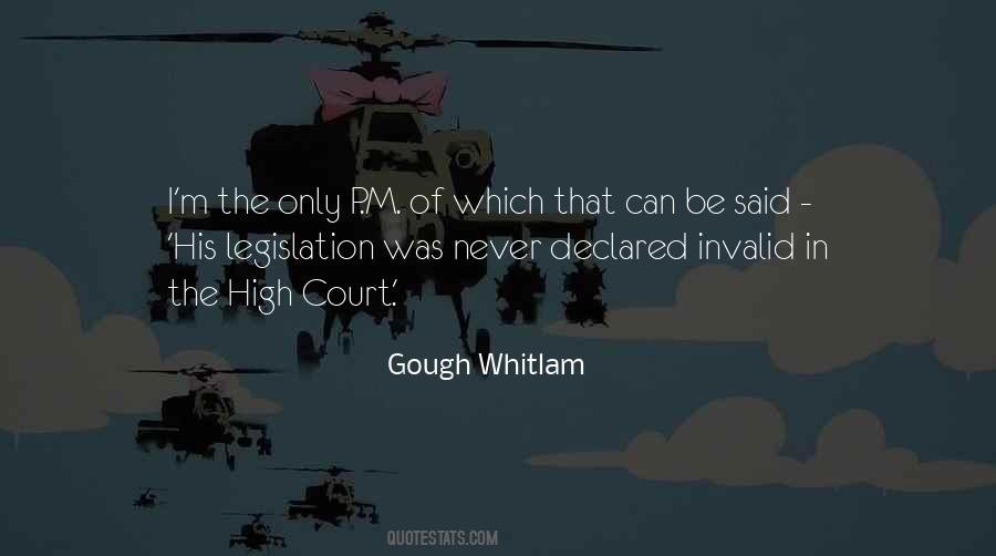 Gough Whitlam Quotes #1569189