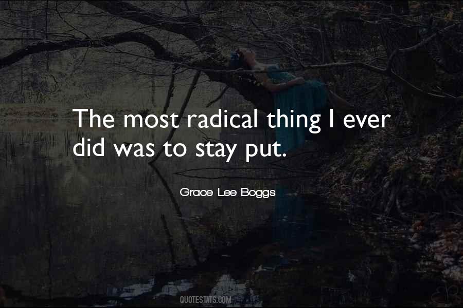 Grace Lee Boggs Quotes #302891
