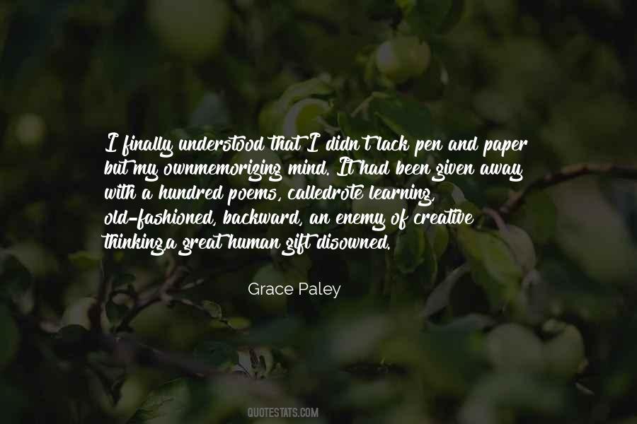 Grace Paley Quotes #32417