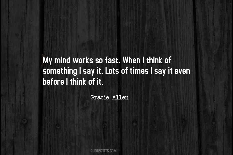 Gracie Allen Quotes #771893