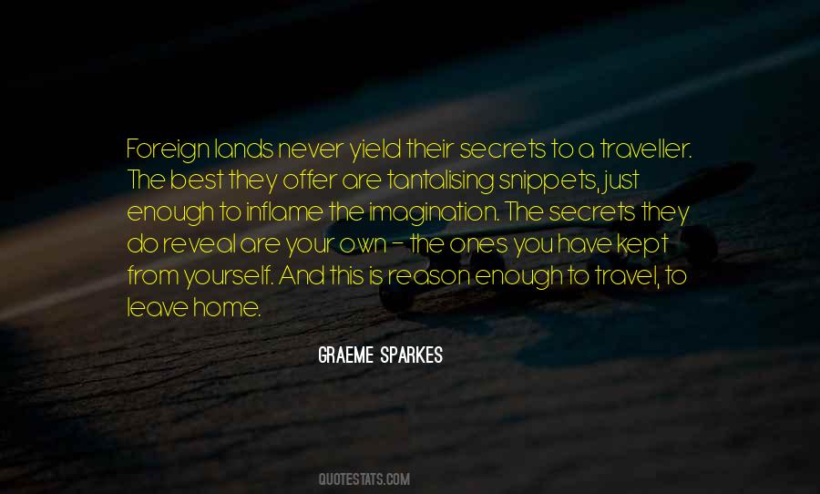 Graeme Sparkes Quotes #653189