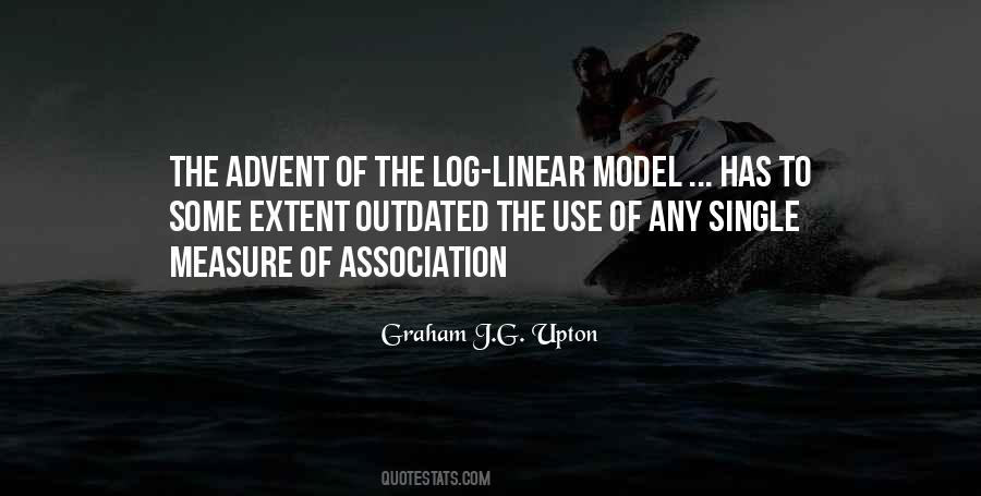 Graham J.G. Upton Quotes #106114